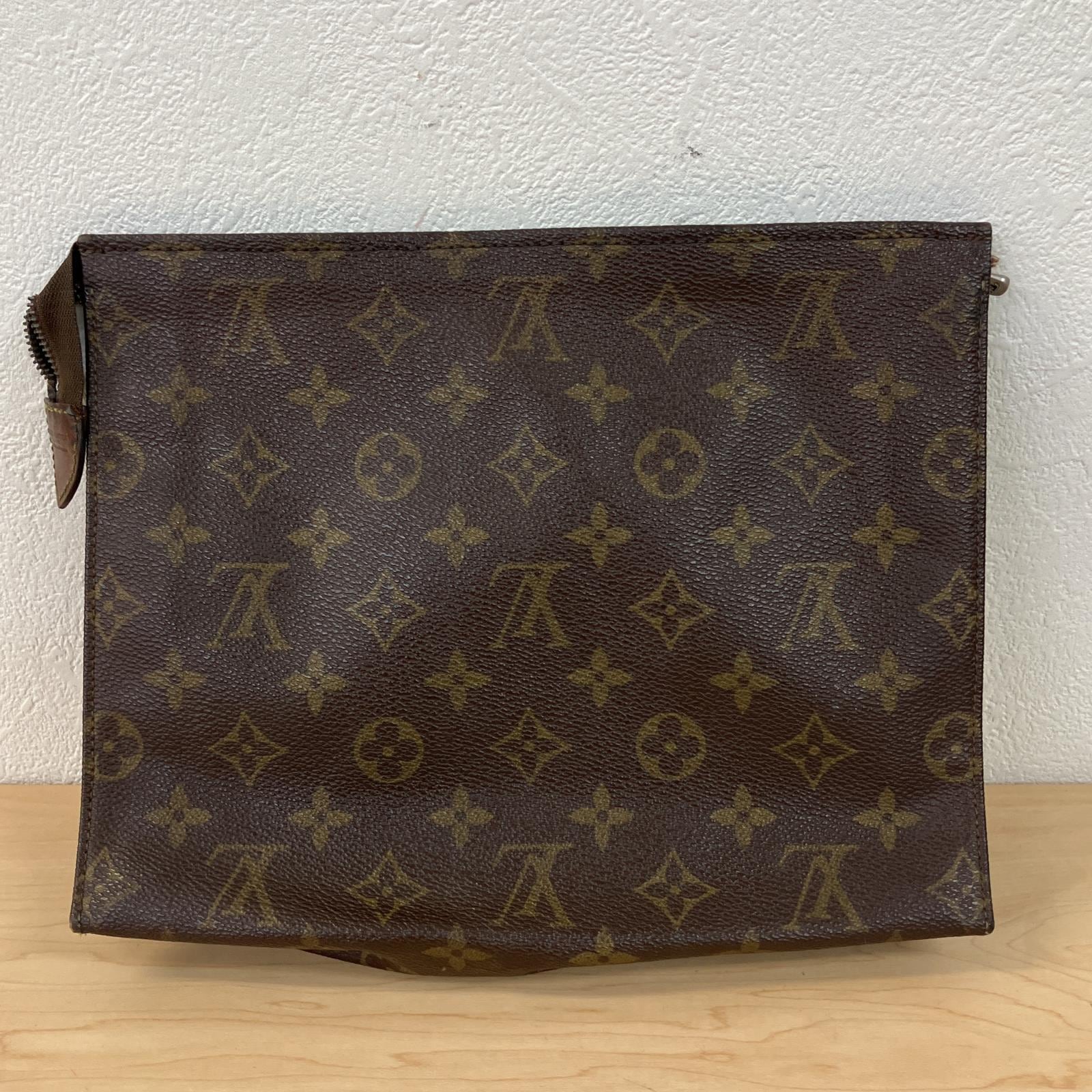 クラッチバッグ ブラウン【中古】 メンズ