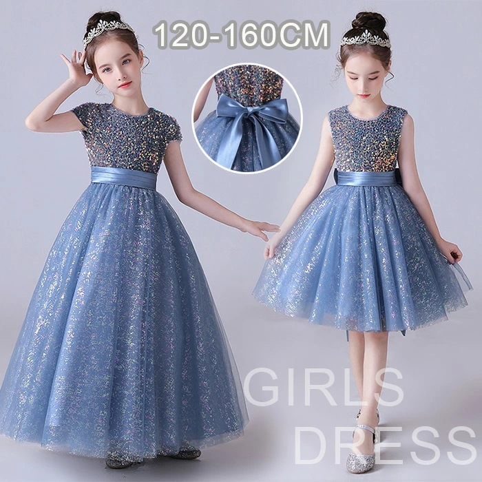 新商品登場豪華ドレス 女の子 ピアノ発表会 ドレス ロングドレス ドレス 発表会 子供ドレス 女の子 発表会 ドレス 高級豪華ドレス ジュニアドレス 160 150 140 チュールドレス 子どもドレ