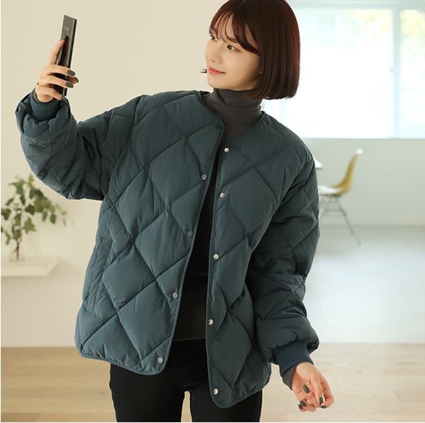 [bbaebbae] 다이아누빔 패딩 자켓