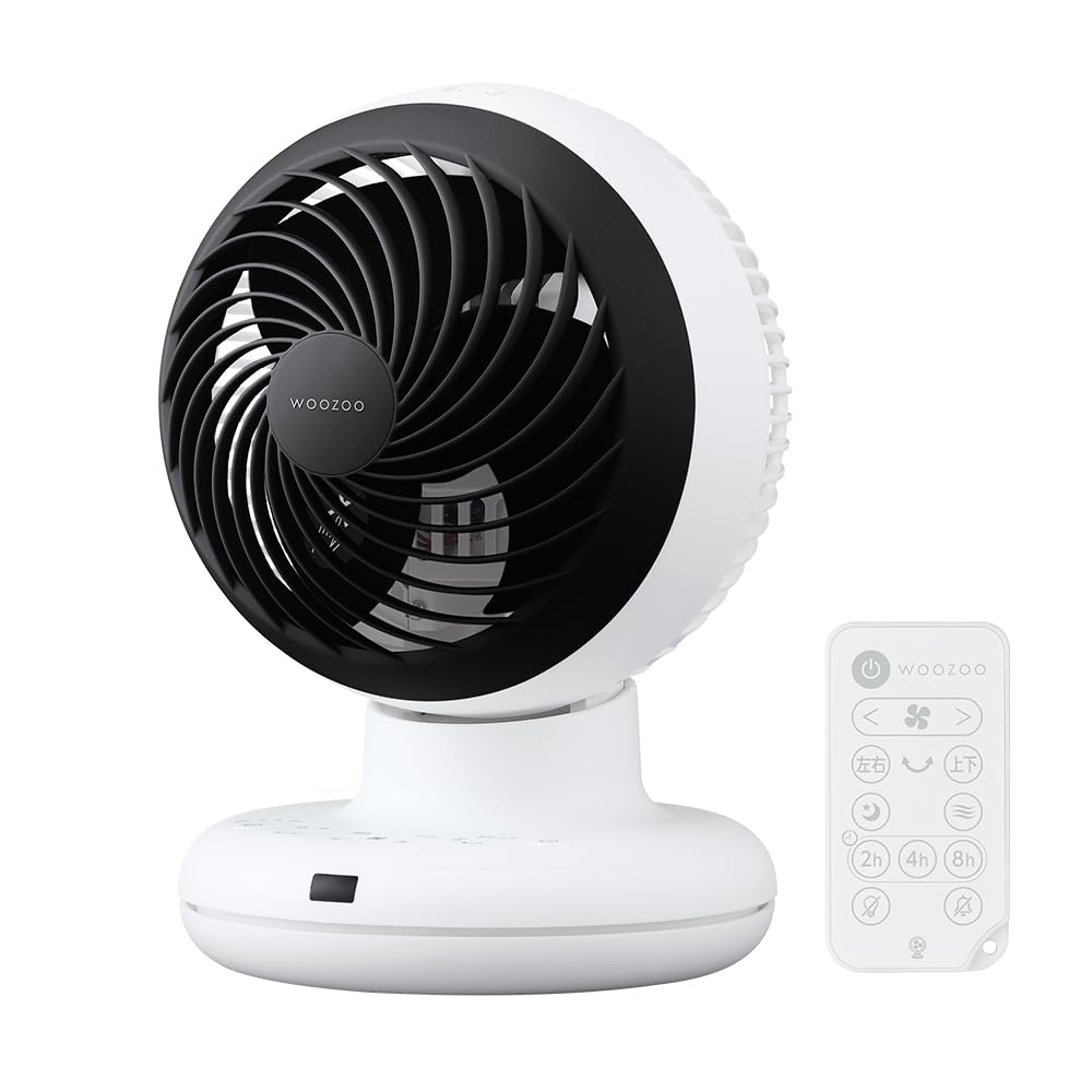 【Amazon.co.jp限定】アイリスオーヤマ サーキュレーター DCモーター 20畳 上下左右 洗える 分解丸洗い 首振り リモコン付き パワフルコンパクトサーキュレーターDC AZCF-BD15