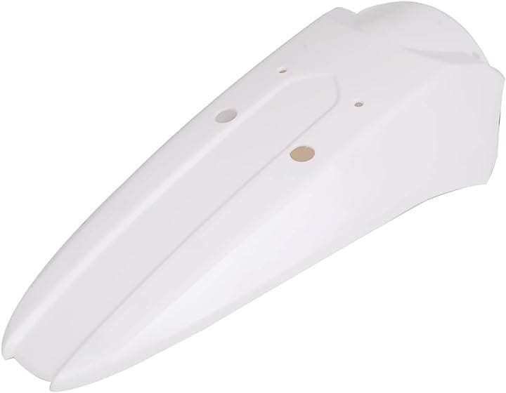 カワサキ 用 リアフェンダー KLX250 1993-2007 KLX300 1997-2003 等 バイク オートバイ マッド ガード カバー パネル 泥除け 汎用( ホワイト)