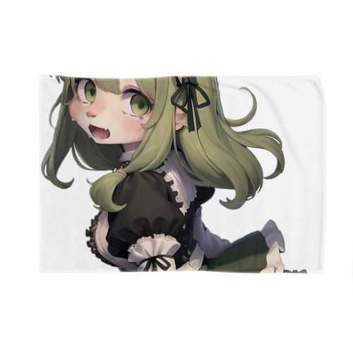 【文字入れ可能受注生産】バイソンの女の子　ヴァネッサ ブランケット 6,544円