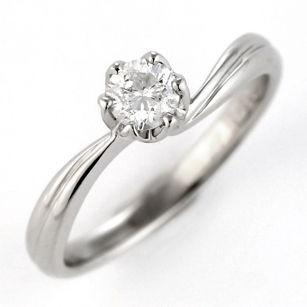 AneCan掲載 ( 婚約指輪 ) ダイヤモンド プラチナエンゲージリング( Brand Jewelry アニーベル ) ソリティア 一粒 楽ギフ_包装02P26Mar16