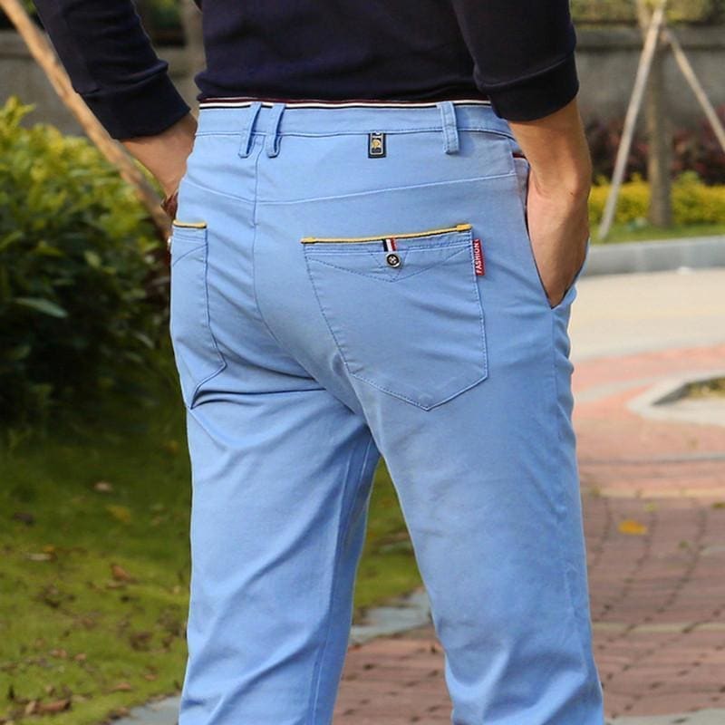 ゴルフウェアスキニーパンツチノパンメンズカラーチノパンストレッチスリム伸縮テーパードパンツロングパンツイージーパンツ紳士