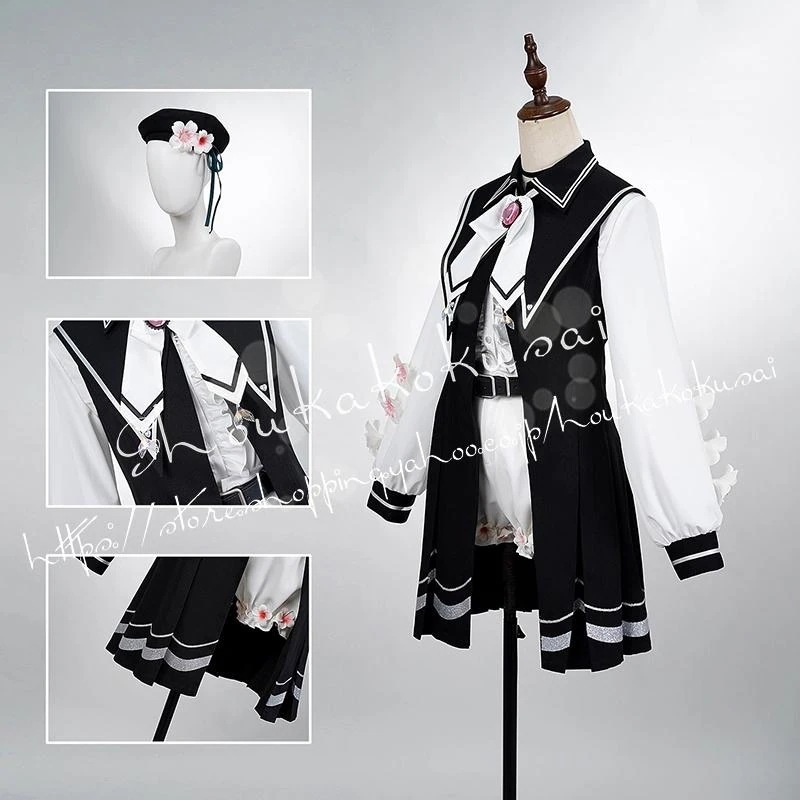 【一部分3日内出荷】魔法少女ノ魔女裁判 桜羽エマ コスプレ衣装 イベント コスチューム 変装活動 仮装 学園祭 撮影 祭り クリスマス ハロウィン