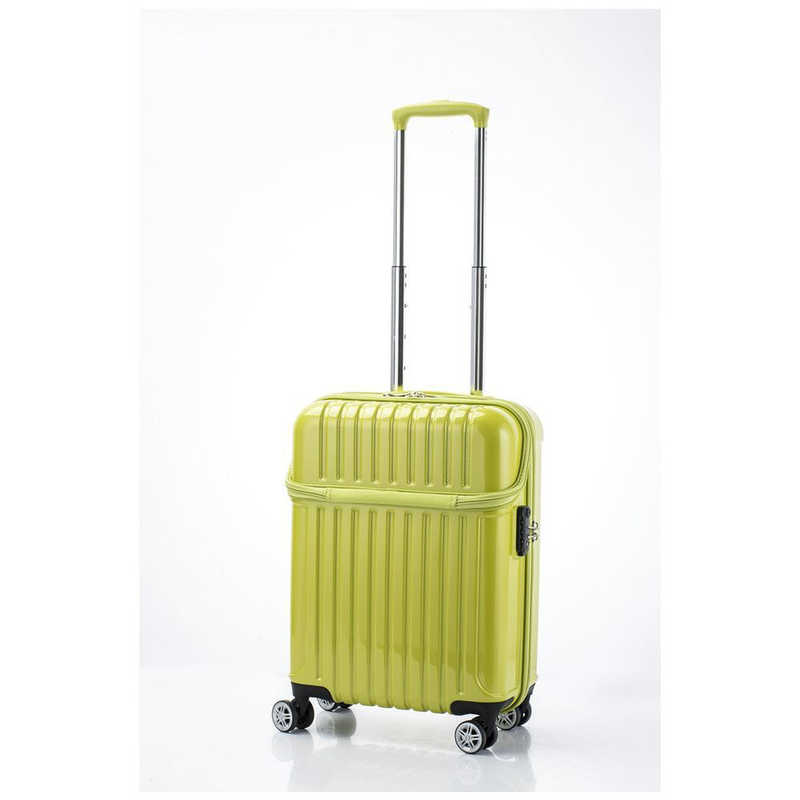 協和　スーツケース Sサイズ 機内持ち込みサイズ ハードケース トップオープン ACTUS（アクタス） ライムカーボン [TSAロック搭載 /33L]　74-20317