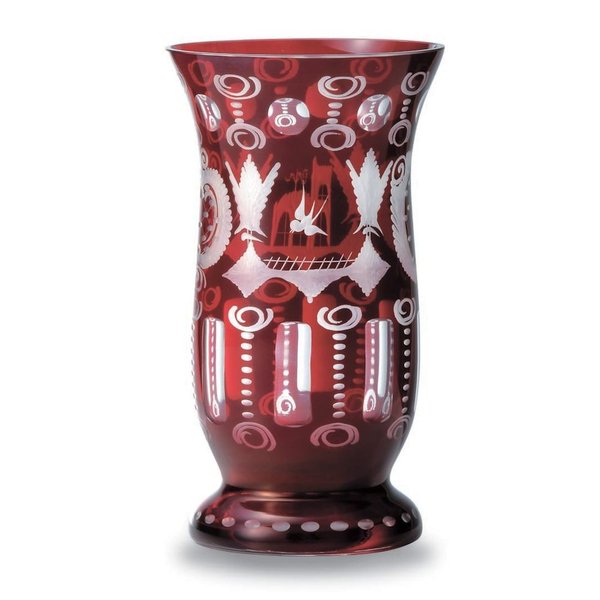 日本製 ボヘミアングラス　エーゲルマン　花瓶 EMR-28095 インテリア雑貨