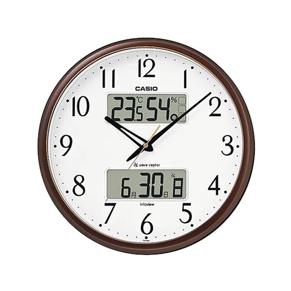 取寄品 正規品 CASIO時計 カシオ 掛け時計 ITM-650J-5JF アナログ 電波時計
