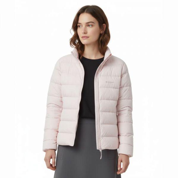 SNOWPEAK APPAREL エアリー 女性 ラウンドネック 軽量 S25WWTDJ59 ライトピンク