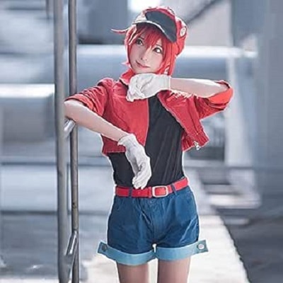 はたらく細胞 赤血球 コスプレ 衣装 仮装用 変装用 パーティー ハロウィン クリスマス イベンド 学生 プレゼント 祭り学園祭 はたらく細胞グッズ