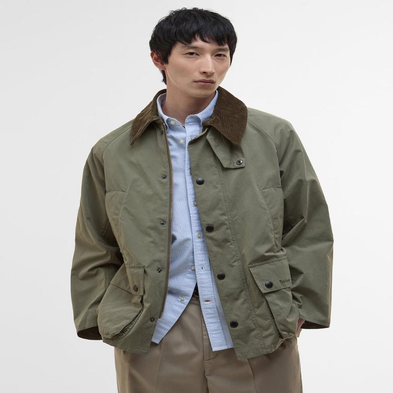 [25SS]男女共用グリーンOS Peached Bedale ビデイルカジュアルジャケット