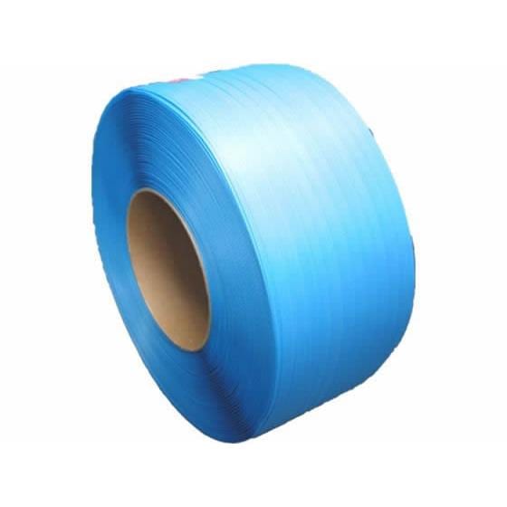 PPバンド 自動梱包機用 幅15mm×長さ2500m 青 信越工業