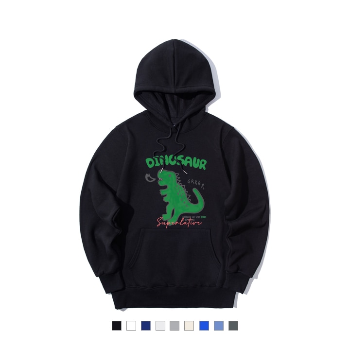 DINOSAUR 起毛 フード Tシャツ HOODIE (GPH4-5SP171)