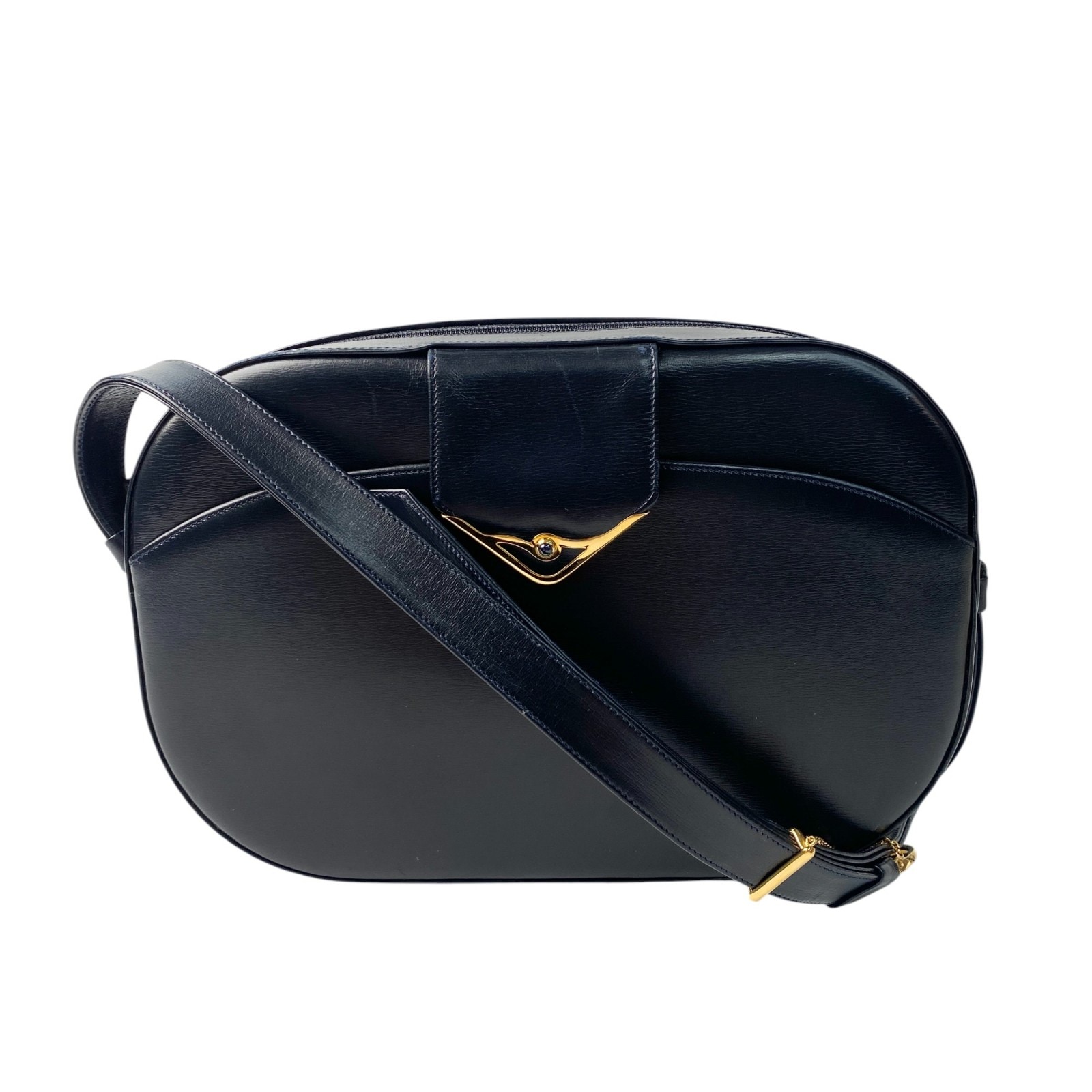 美品 カルティエ Cartier レディース サファイアライン ショルダーバッグ 斜めがけ クロスボディ