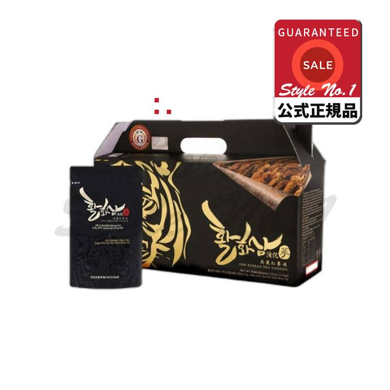 ヤンジ紅参活花参紅参2.4L 1ボックス