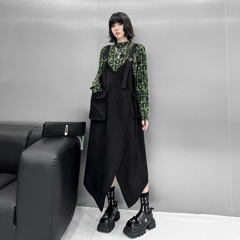 【J.Fashion】 2025秋 キャミワンピース サロペット ワンピースセット おしゃれ レディース 関連商品購入可能 メガ割