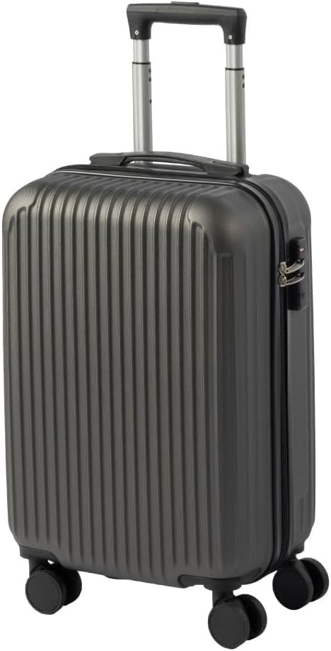 [meer] スーツケース キャリーケース キャリーバッグ ABS+PC 耐衝撃 機内持込 大容量 軽量 耐衝撃 静音 ダブルキャスター 360度回転 TSAロック搭載 ファスナータイプ 大型 旅行