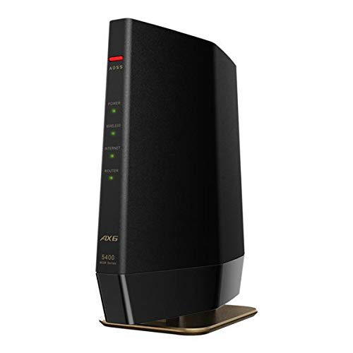 BUFFALO バッファロー 無線LANルーター プレミアムモデル (Wi-Fi 6(11ax)対応/ワイドバンド 5GHz 160MHz対応/
