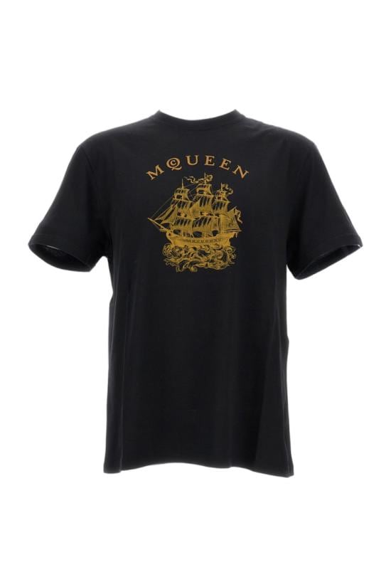 ALEXANDER MCQUEEN Men T-Shirts 839224QTADX0521 Black