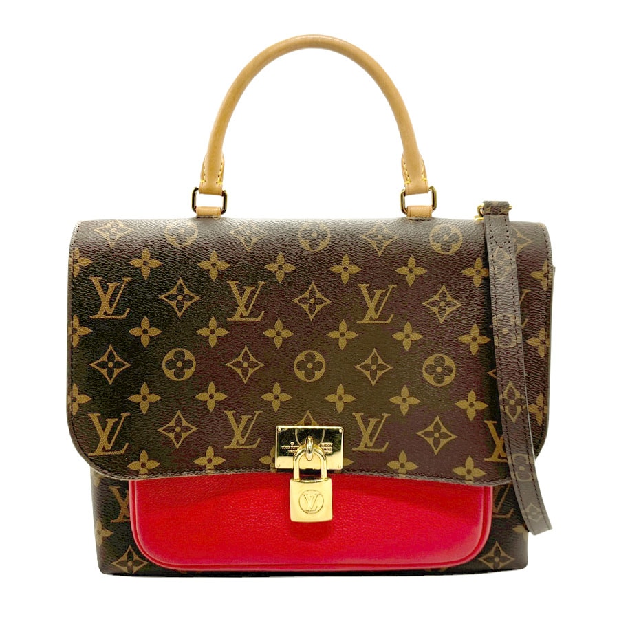 ルイ ヴィトン LOUIS VUITTON ハンドバッグ ショルダーバッグ モノグラム マリニャン モノグラムキャンバス コクリコ レディース M44286 n0750