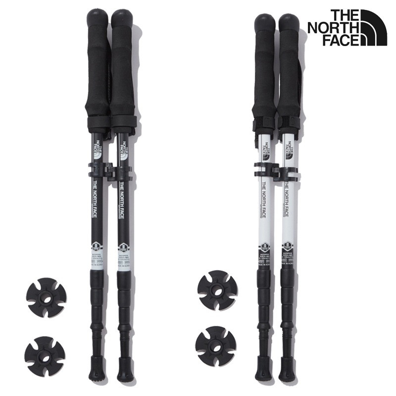 NA5SP00 4 STEP STICK SET 軽量 アウトドア トレッキング 登山 ハイキング 伸縮式 調節簡単 グリップ強め キャンプ ビギナー コーデ提案 マウンテンパーカ トレッキングパンツ