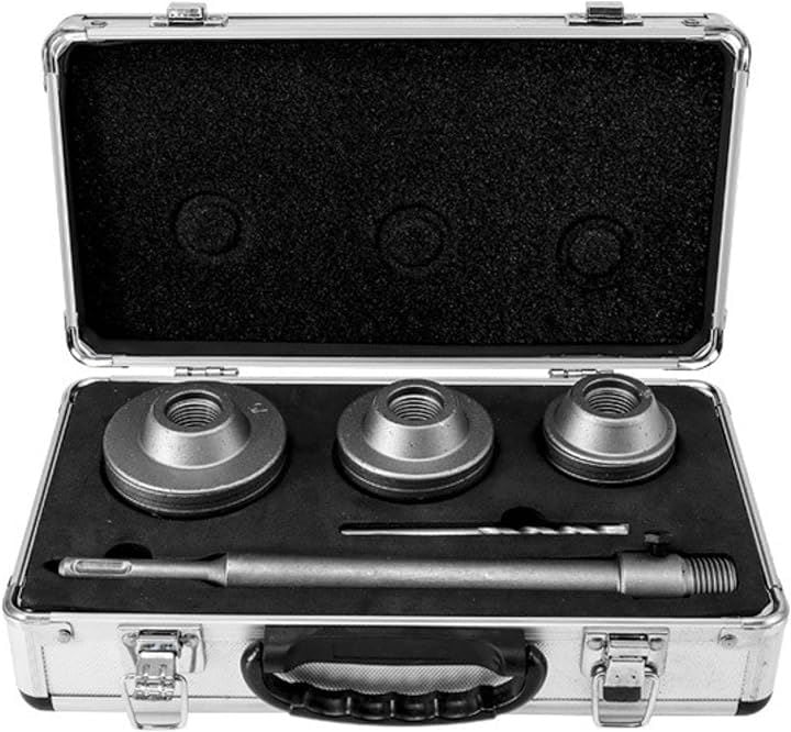 コンクリート ドリル sdsプラス ロング 有効長50mm超硬ｘ穴あけｘホルソーｘホールソーｘシャンクｘ110mmｘ延長棒 (No998「ケース付き」55mm・65mm)