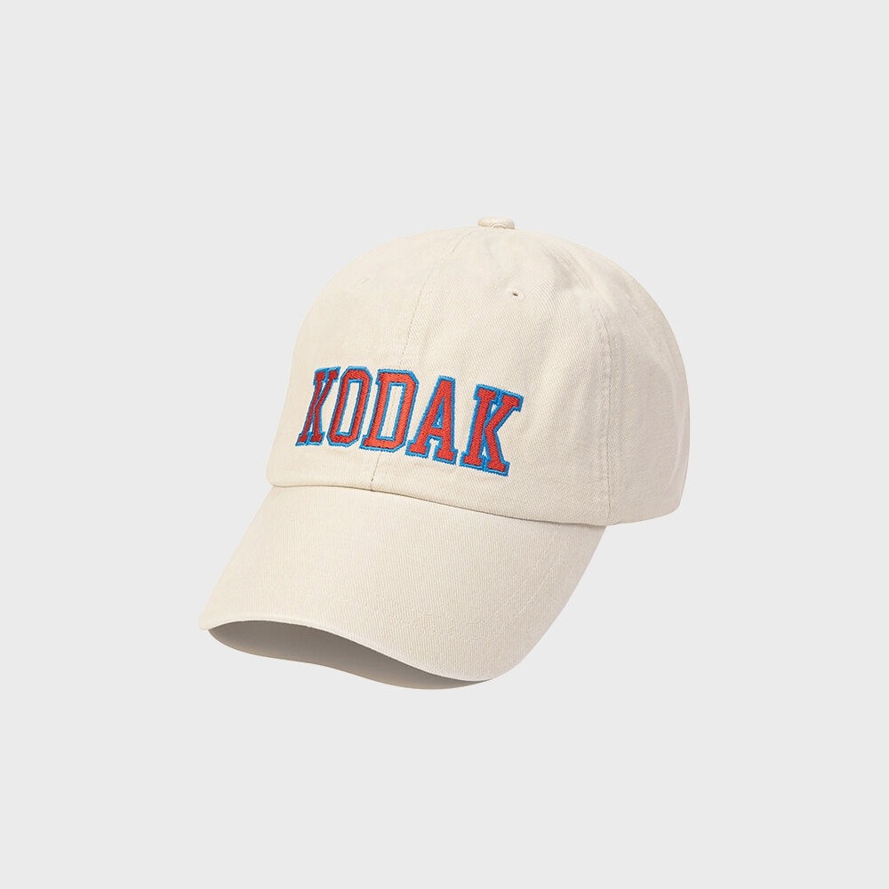 コダックアパレル コダックウォッシングボールキャップ IVORY