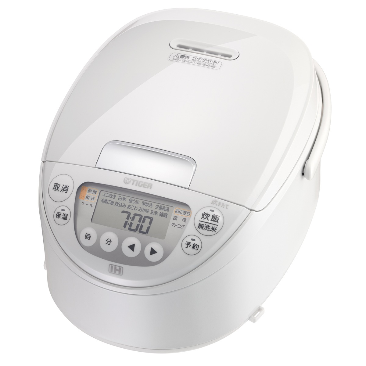 タイガー JPW-M100WY IH炊飯ジャー（5.5合炊き）　ピュアホワイト JPWM100WY
