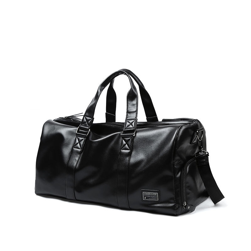 メンズ 高級 バッグ ブラック 多機能 モーションパック 大容量 旅行バッグ PU 防水 ハンドバッグ メンズ ワンショルダーバッグ