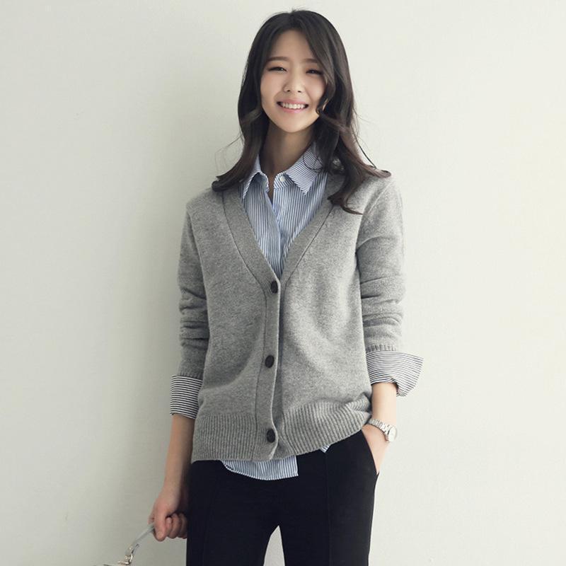2025年新柄！ニットカーディガン レディース 40代 秋服 ニットカーディガン きれいめ 無地 ショート丈 ニットカーディガン Vネック 韓国風 アウター 通勤
