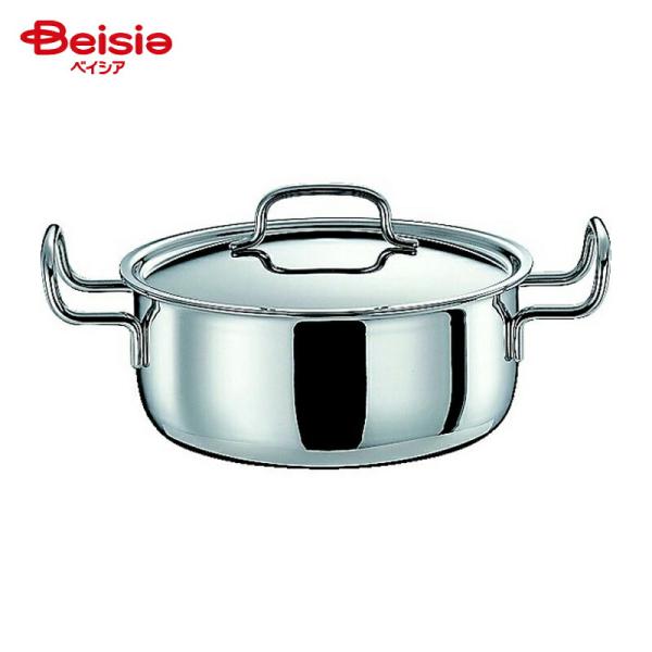 ジオ・プロダクト ジオ両手鍋 13027 全面片手鍋 ジオ ジオプロダクト 片手鍋 鍋 オールパン 両手鍋 中華鍋 フライパン 煮物鍋