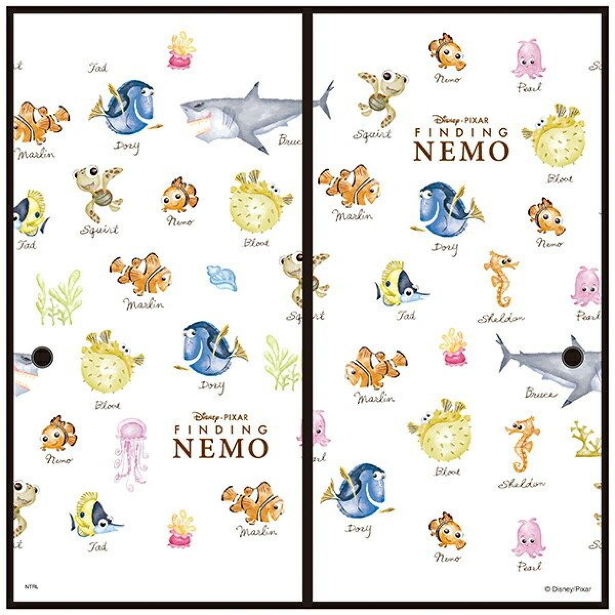 アサヒペン ふすま紙 ディズニー ピクサー ファインディング・ニモ NTLX-005F 92cm×182cm 2枚組 襖紙 襖張り替え 襖リメイク