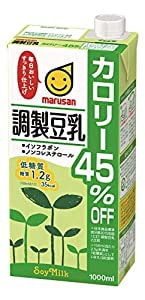 マルサン 調製豆乳 カロリー45%オフ 1L6本
