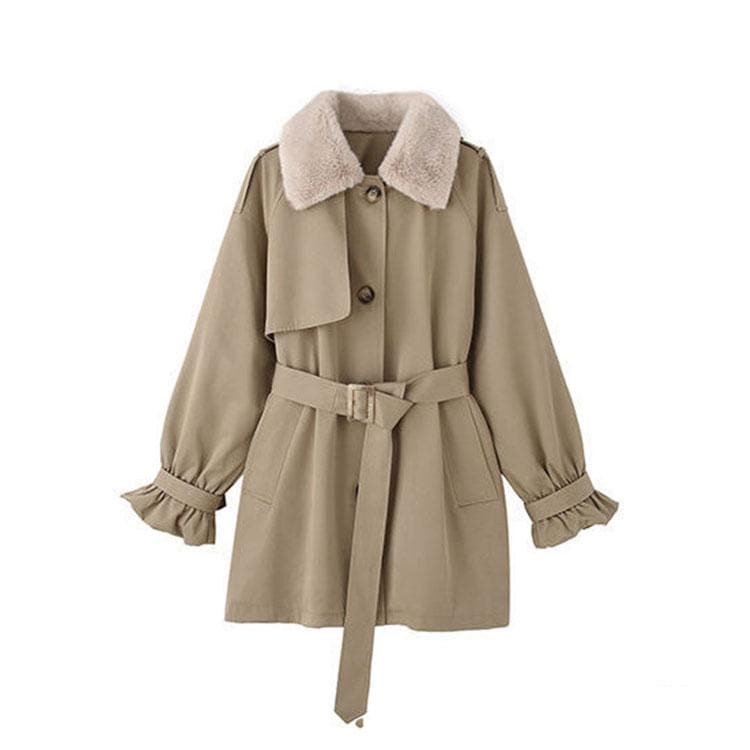 新作 トレンド レディース モッズコート 裏起毛　毛皮コート レディース ファーコート　ボアコート　ボアジャケット レディースコート ミリタリーコート　防寒着 秋冬 暖かい