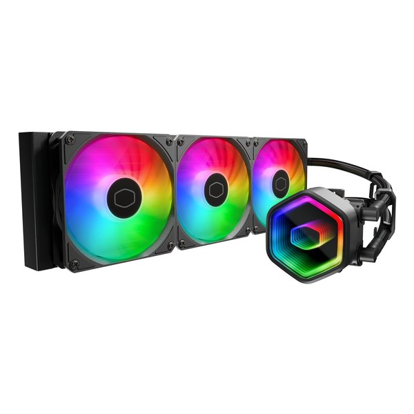 水冷一体型CPUクーラー Masterliquid360CoreII デュアルチャンバーポンプ/ブラック MLW-D36M-A18PA-R1 11,765円