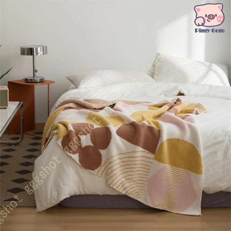 ケット コットン毛布大判 防寒 ひざ掛け ル キャンプ 洗濯可能 柔軟軽量 アジア ボヘ 純色 コットンケット 毛布 北欧