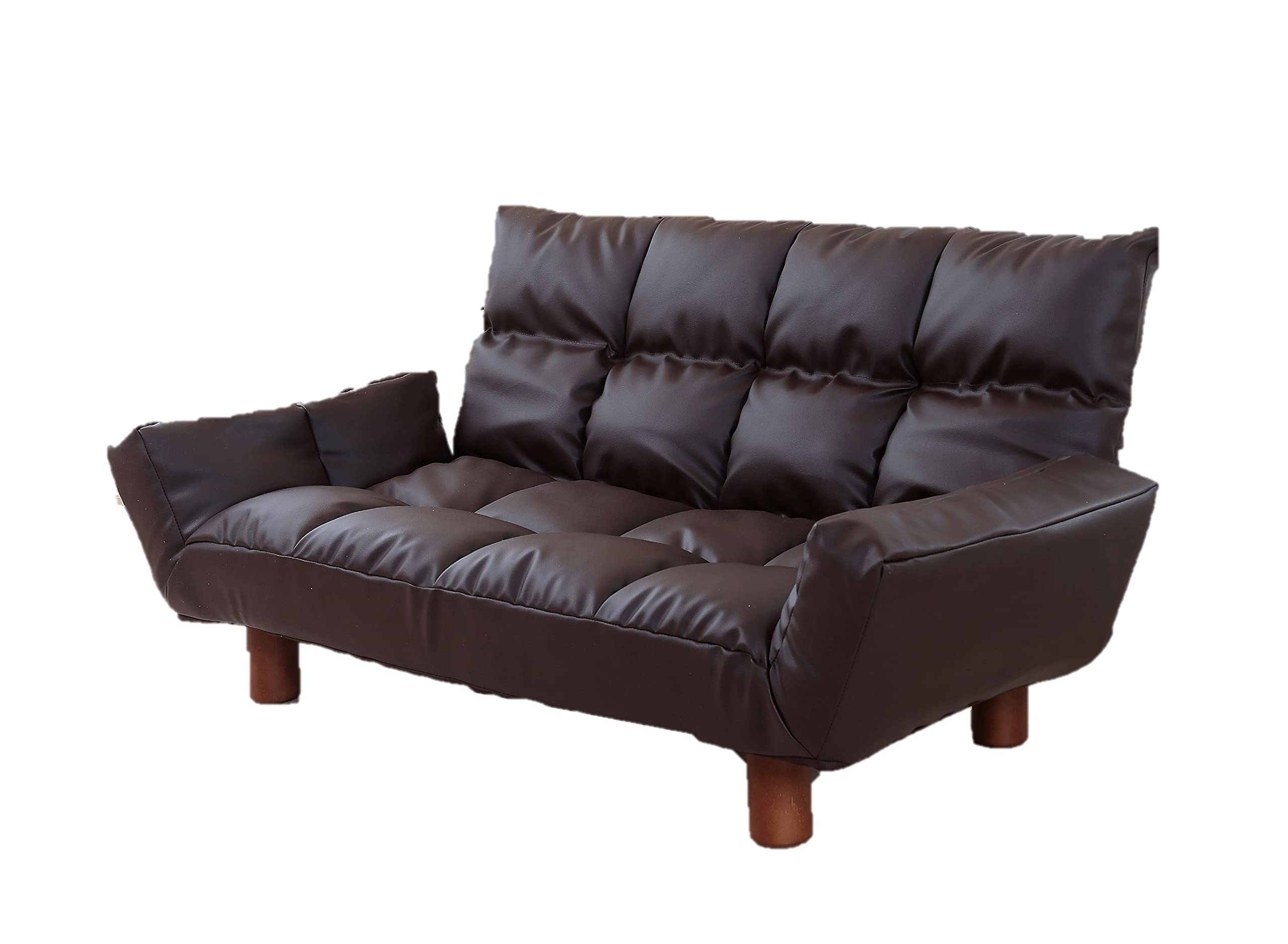 ビータ(Vita) コンパクトソファー ブラウン 2人掛け