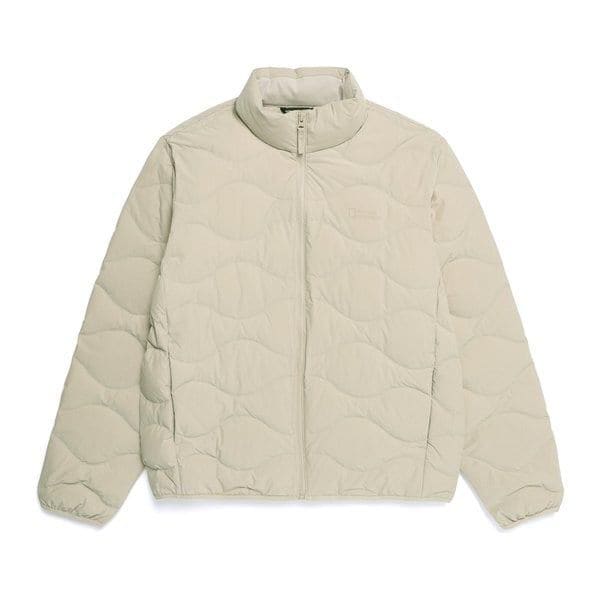 N254UDW910 ポーリー スタンドネック チューブ ダックダウン ジャンパー モーニングベージュ