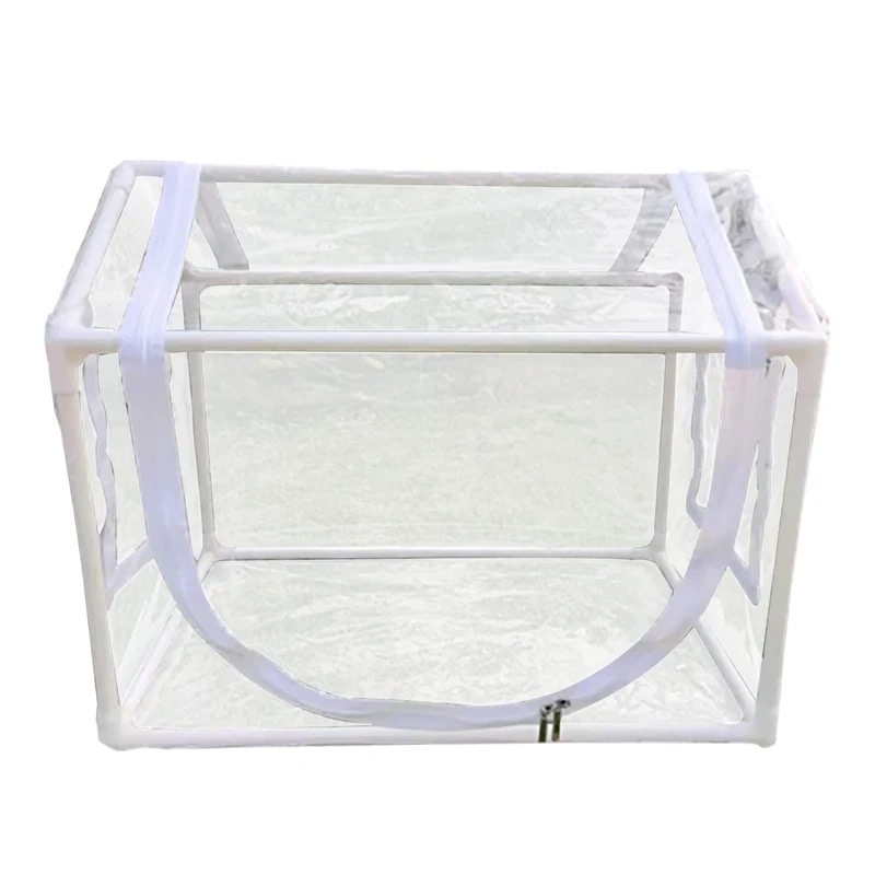 庭のガラス温室花断熱カバー凍結防止カバーバルコニーの温室冬のラックプランターカバー as shown