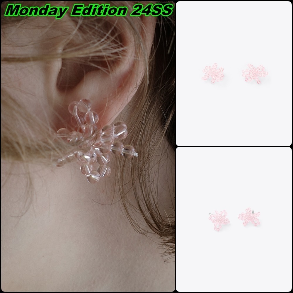 【Monday Edition】24SS PINK PULL BOW EARRINGS