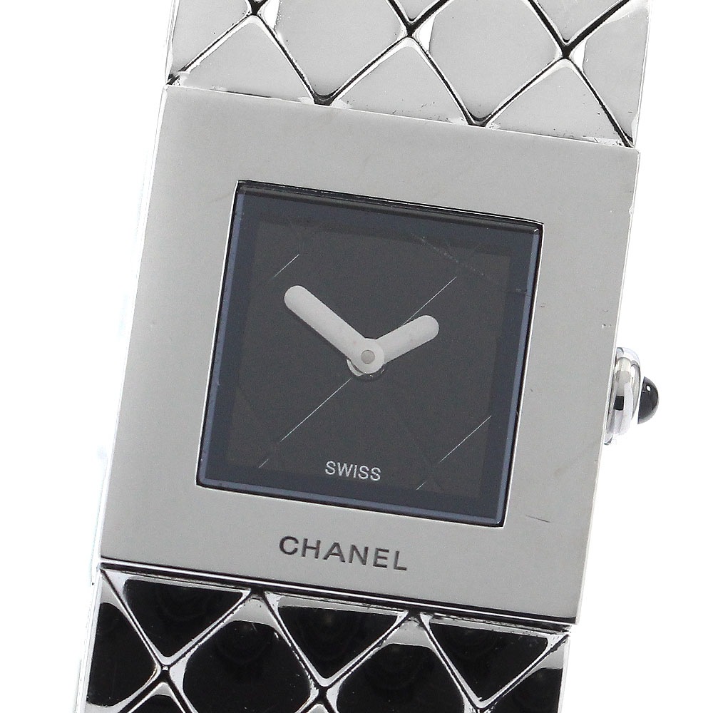 シャネル CHANEL H0009 マトラッセ クォーツ レディース _897418【中古】