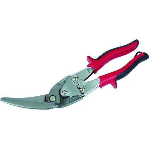 TRUSCO(トラスコ) 万能金切ハサミ オフセットロングタイプ 左曲り 45度 TGH-270FLL × 5丁 【ケース販売】