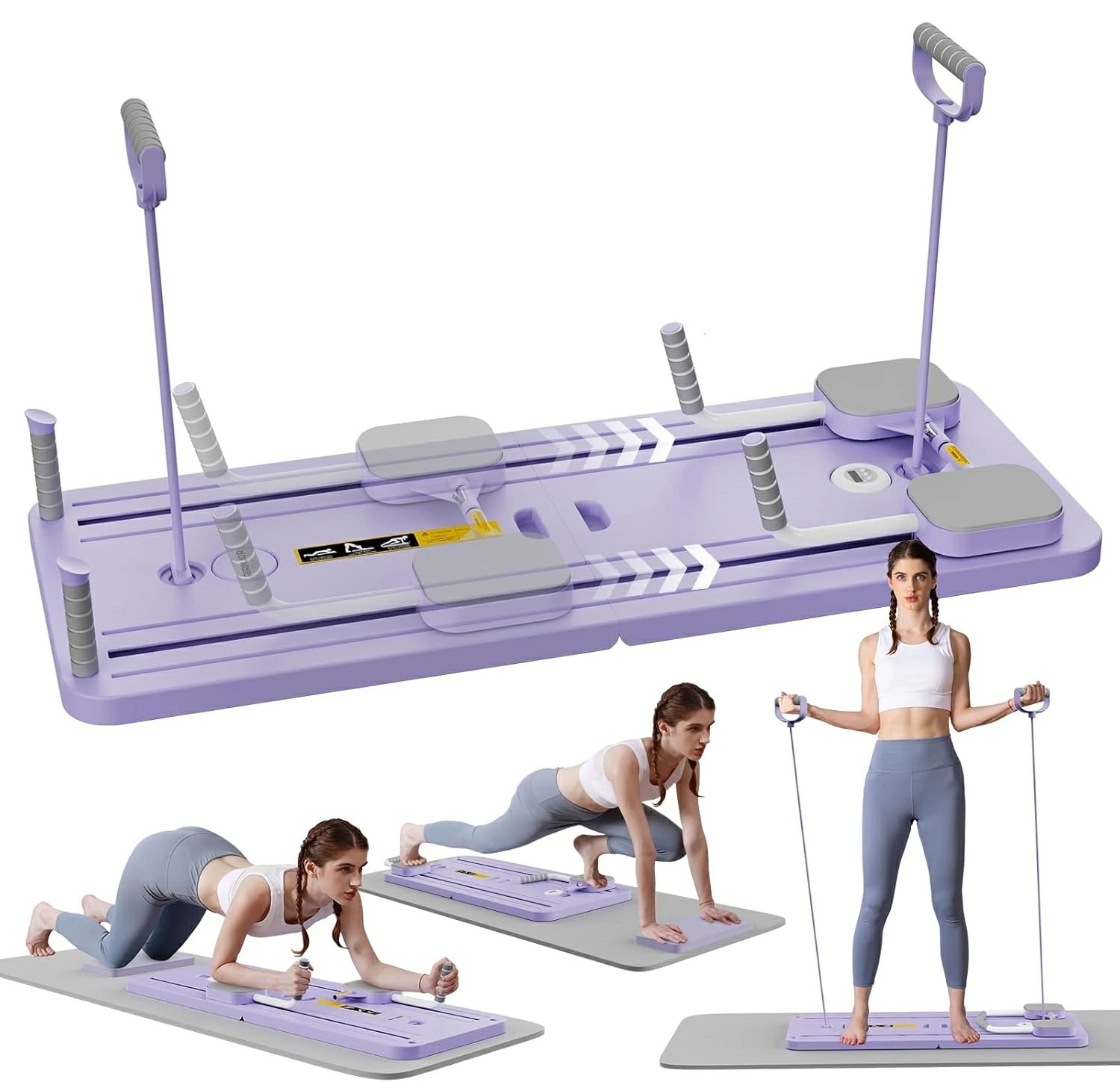 韓国ファッション 腹筋ローラー 膝マット付き アブホイール 静音 高耐久性 腹筋 トレーニング器具 エクササイズローラー ストレッチ ダイエット器具 男性/女性 初心者/上級者 - アップグレード版 7,206円