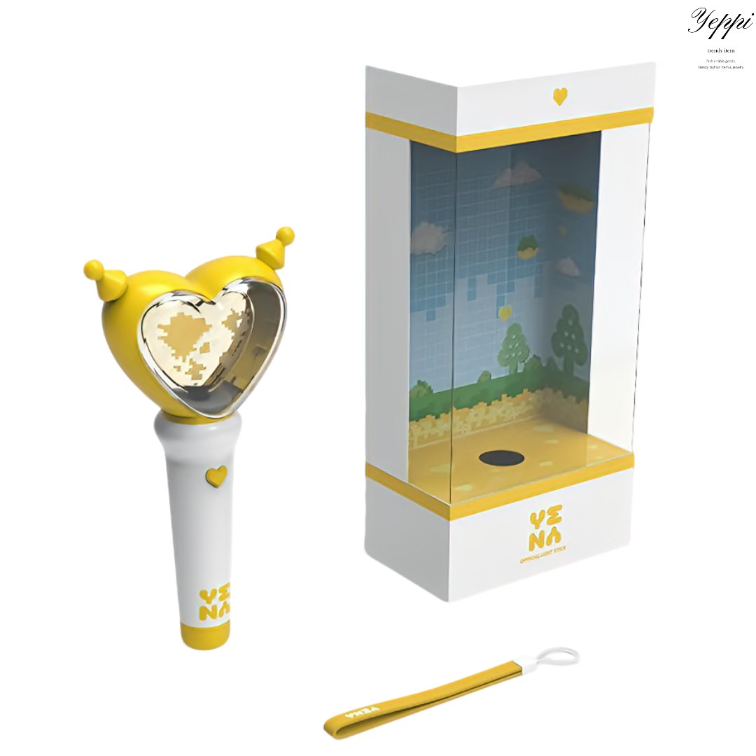 【当日出発 】YENA OFFICIAL LIGHT STICK [ 当店特典-公式ランダムフォトカード1枚贈呈 ] yena 公式ペンライト 公式グッズ応援棒