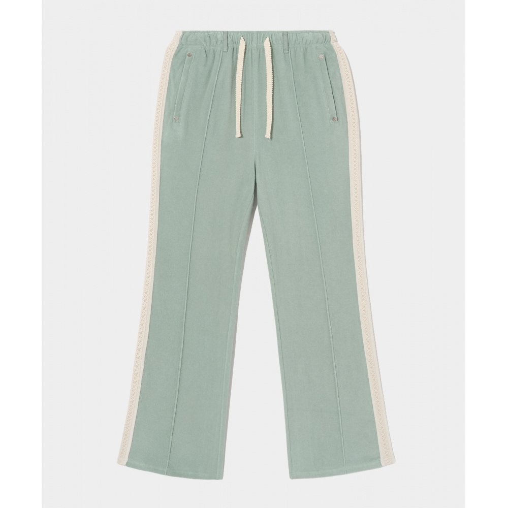 SATUR ロンダテリーリゾートトラックパンツスペアミント