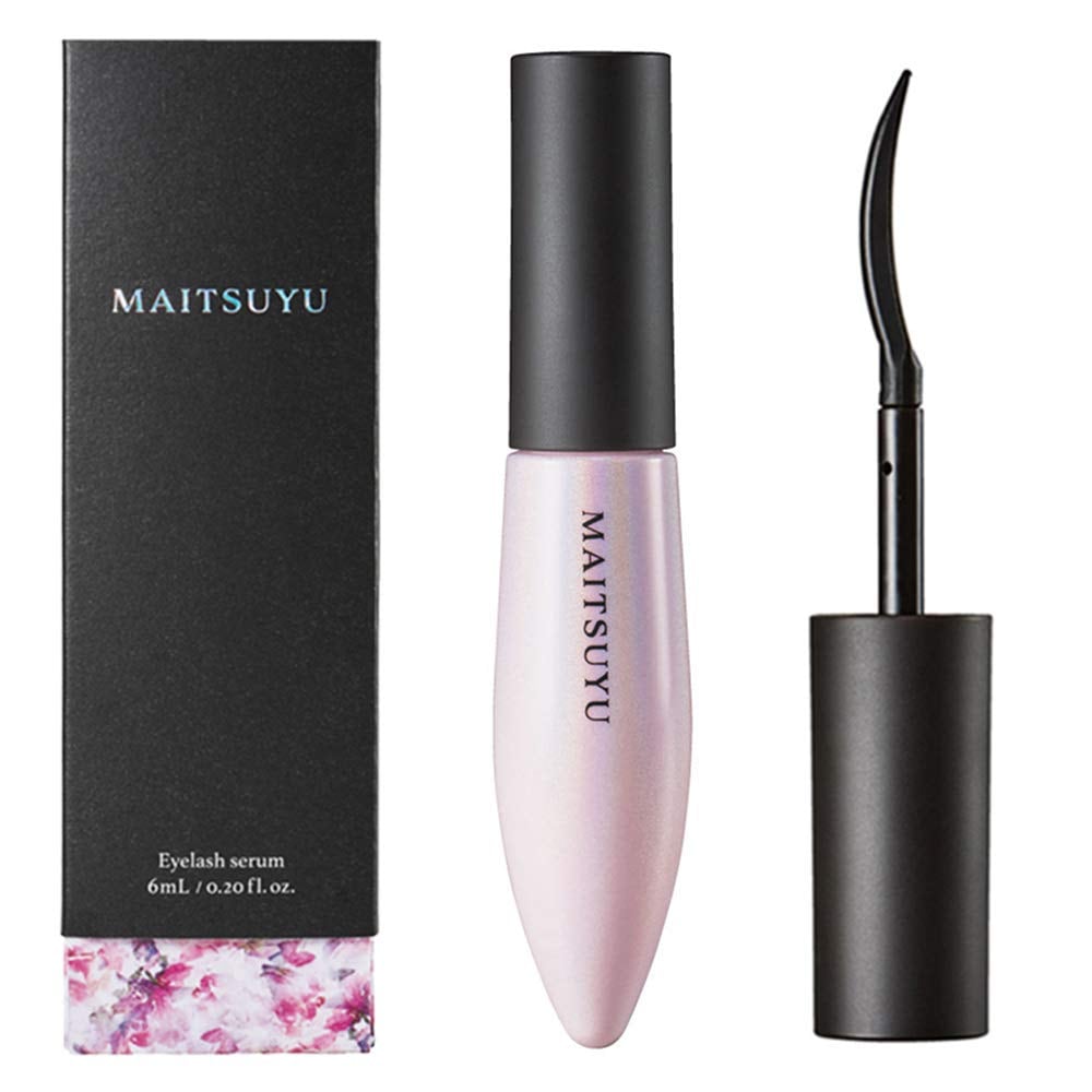 MAITSUYU(マイツユ) まつ毛美容 液 6ml(1日2回 1ヶ月分) キャピキシル ワイドラッシュ 19種の美容保湿成分 マスカラ下地 2way