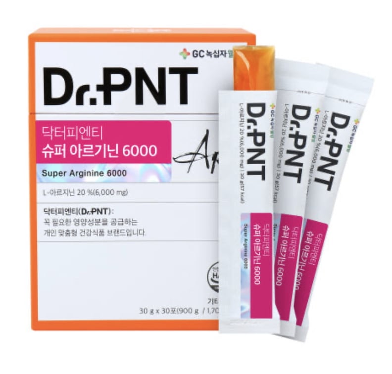 [ジョンユミpick] スーパー アルギニン 6000, 30包/韓国 食品 健康機能食品 サプリメント アルギニン エネルギー 活力