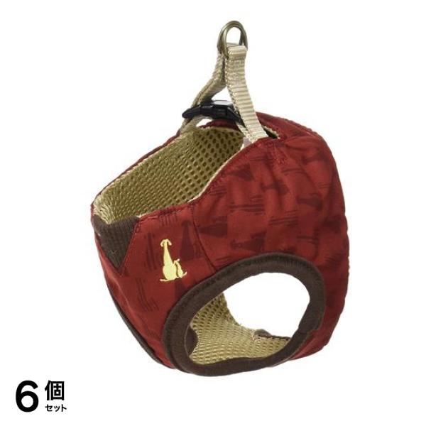 ペティオ アドメイト シンボルベストハーネス S 小型犬用胴輪 ボルドー 1個入 (A57342) 6個セット