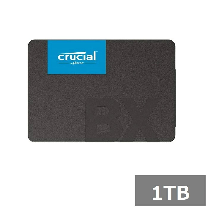 クルーシャル SSD 1TB BX500 CT1000BX500SSD1 Crucial SATA 2.5インチ パソコン ノートパソコン デスクトップ 並行輸入品