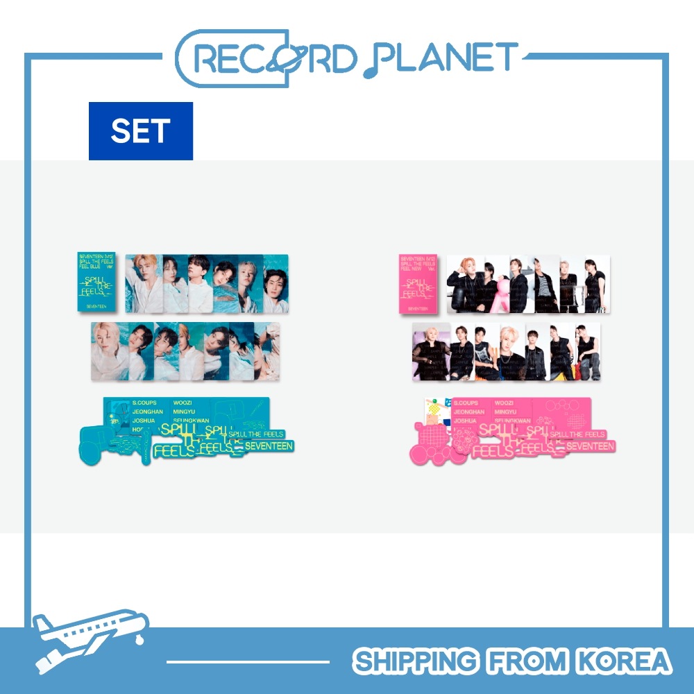 2種セット SEVENTEEN - Photo Card (FEEL BLUE ver. + FEEL NEW ver.)